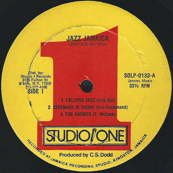 Various : Jazz Jamaica (LP, Album, M/Print, RE)