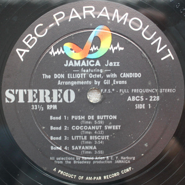 The Don Elliott Octet Featuring Candido ~ Jamaica Jazz (Vinyl) - Djungel & Jazz