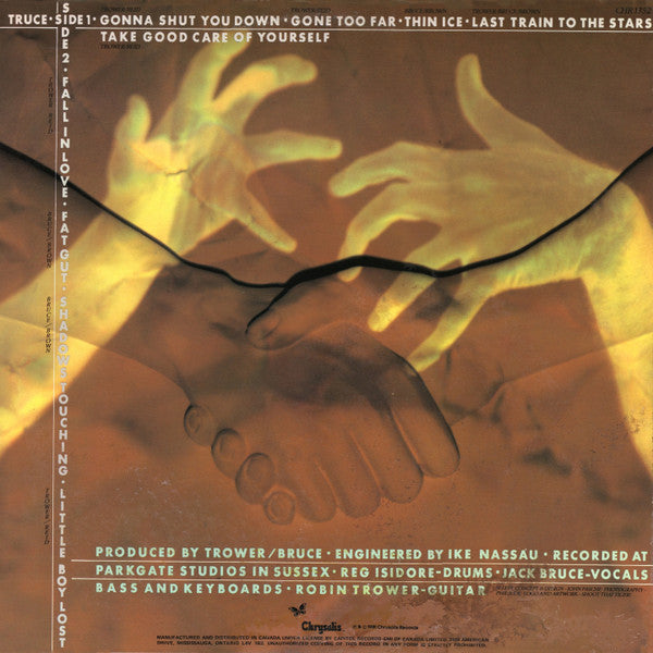 Robin Trower / Jack Bruce ~ Truce (Vinyl) - Djungel & Jazz