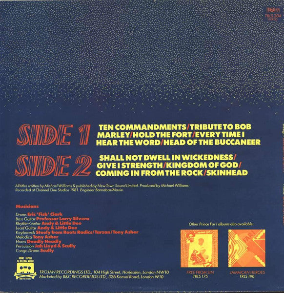 Prince Far I : Voice Of Thunder (LP, Album)