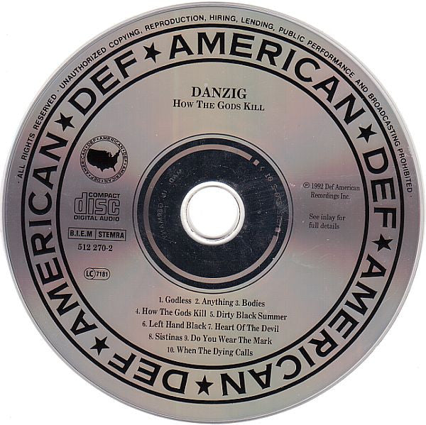 Danzig ~ Danzig III: How The Gods Kill (Vinyl) - Djungel & Jazz