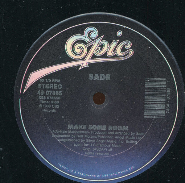 Sade : Nothing Can Come Between Us (12", Maxi)