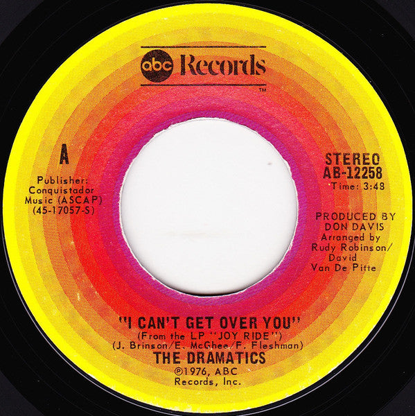 The Dramatics ~ I Can't Get Over You / Sundown Is Coming (Hold Back The Night) (Vinyl) - Djungel & Jazz