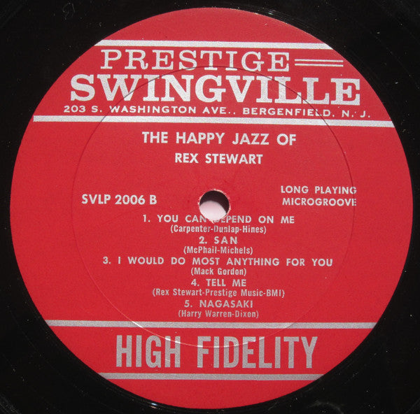 Rex Stewart ~ The Happy Jazz Of Rex Stewart (Vinyl) - Djungel & Jazz