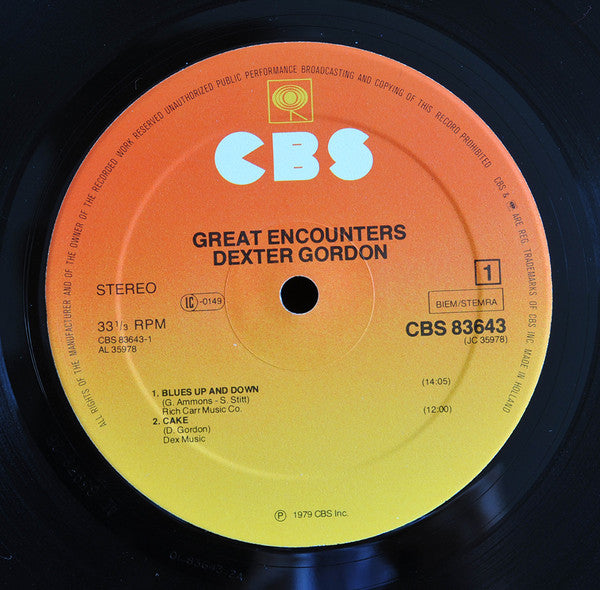 Dexter Gordon ~ Great Encounters (Vinyl) - Djungel & Jazz
