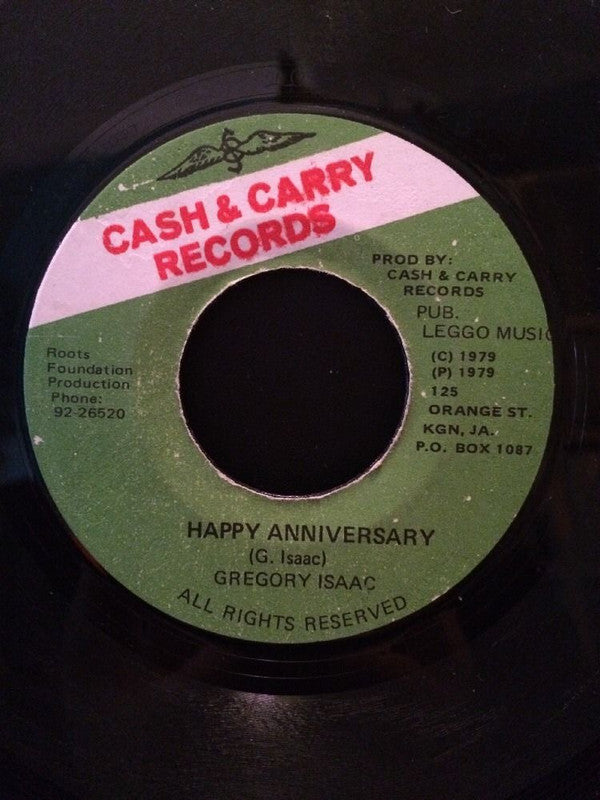 Gregory Isaacs : Happy Anniversary (7")