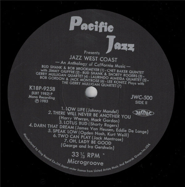 Various ~ Jazz West Coast Vol.1 (Vinyl) - Djungel & Jazz