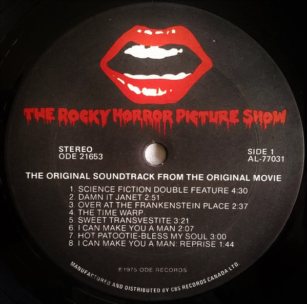 "The Rocky Horror Picture Show" Original Cast : The Rocky Horror Picture Show - Original Sound Track (LP, Album, RE)