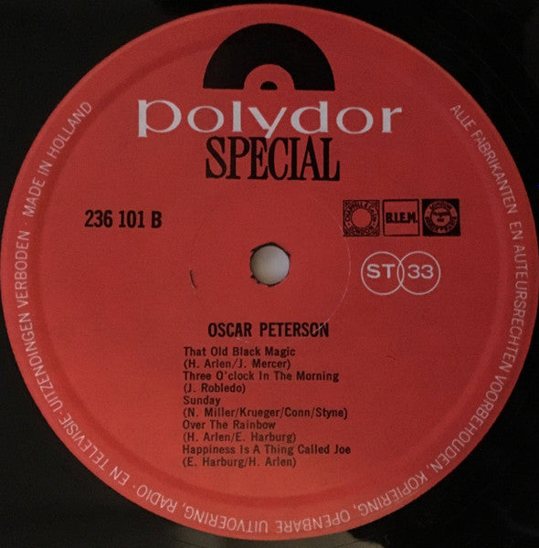 Oscar Peterson ~ Oscar Peterson (Vinyl) - Djungel & Jazz