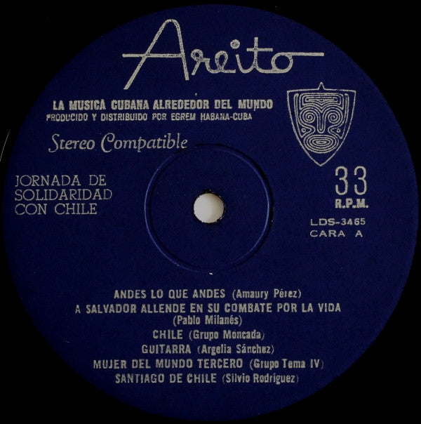 Various ~ Jornada De Solidaridad Con La Lucha Del Pueblo De Chile (Vinyl) - Djungel & Jazz