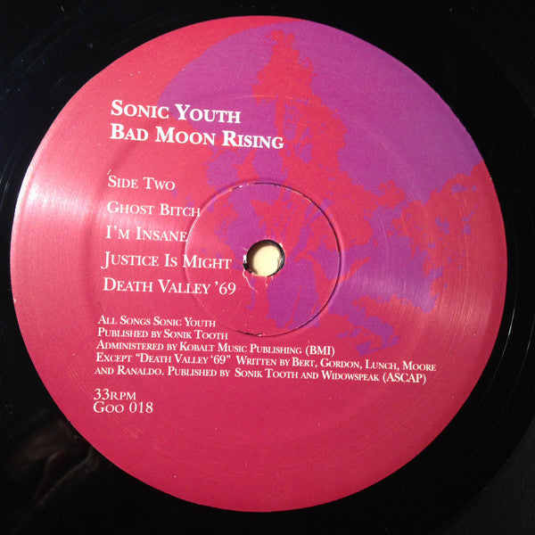 Sonic Youth ~ Bad Moon Rising (Vinyl) - Djungel & Jazz