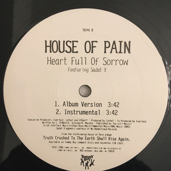 House Of Pain ~ Pass The Jinn / Heart Full Of Sorrow (Vinyl) - Djungel & Jazz