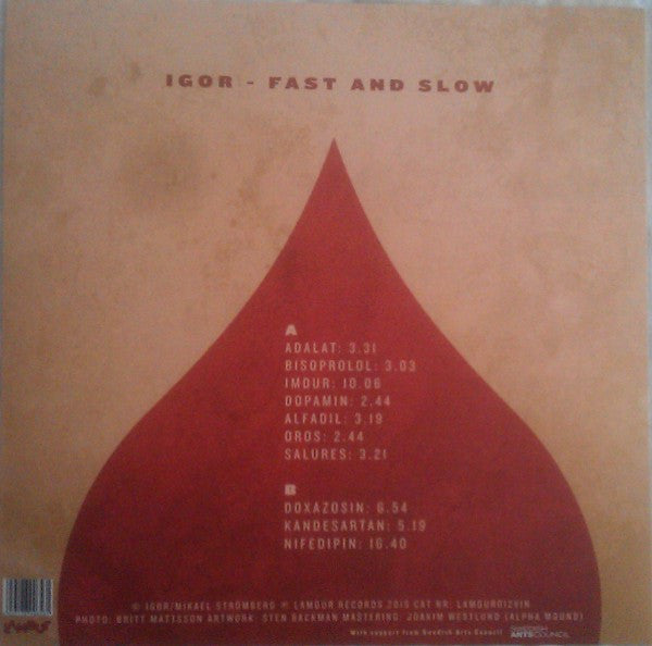 Igor ~ Fast And Slow (Vinyl) - Djungel & Jazz