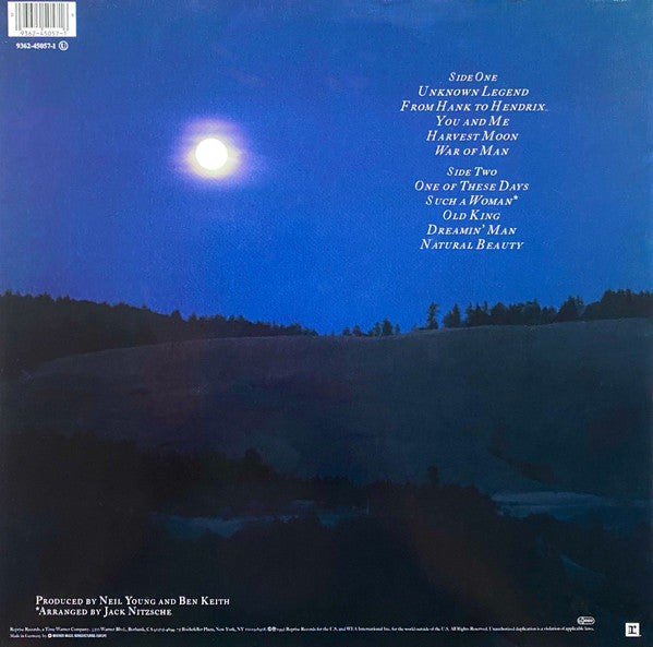 Neil Young ~ Harvest Moon (Vinyl) - Djungel & Jazz
