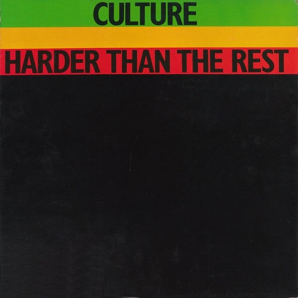 Culture : Harder Than The Rest (LP, Album, RP)