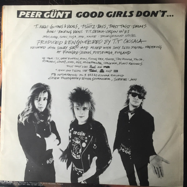 Peer Günt : Good Girls Don't... (LP, Album)