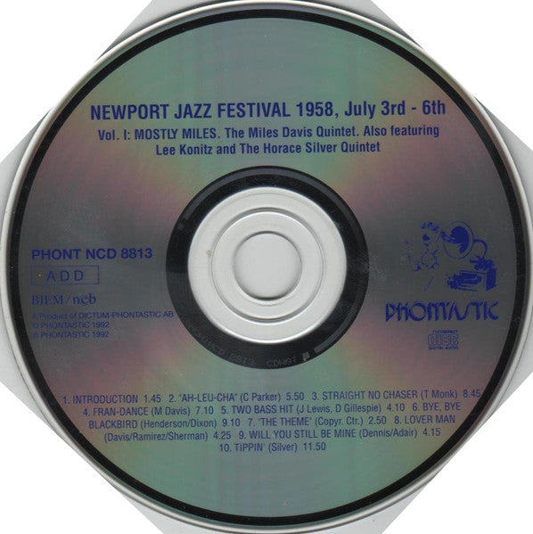 The Miles Davis Quintet Also Featuring Lee Konitz And The Horace Silver Quintet ~ Mostly Miles (Vinyl) - Djungel & Jazz