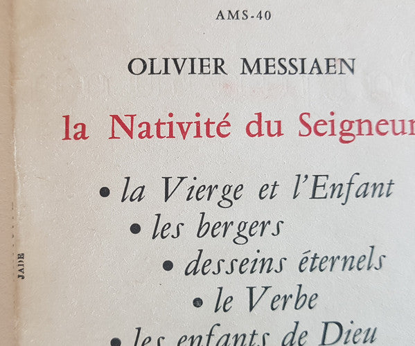 Olivier Messiaen, Gaston Litaize ~ La Nativité Du Seigneur (Vinyl) - Djungel & Jazz