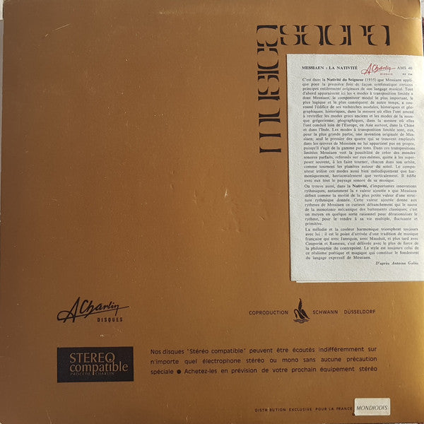 Olivier Messiaen, Gaston Litaize ~ La Nativité Du Seigneur (Vinyl) - Djungel & Jazz