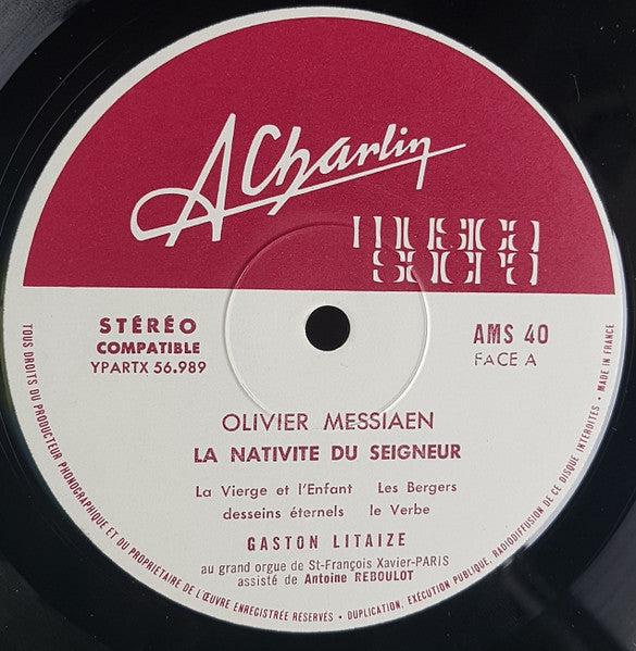 Olivier Messiaen, Gaston Litaize ~ La Nativité Du Seigneur (Vinyl) - Djungel & Jazz