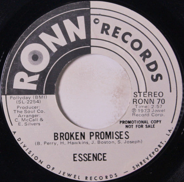 Essence  ~ Black Reflections / Broken Promises (Vinyl) - Djungel & Jazz