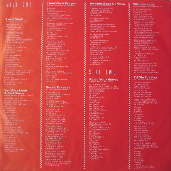 Bon Jovi ~ Slippery When Wet (Vinyl) - Djungel & Jazz