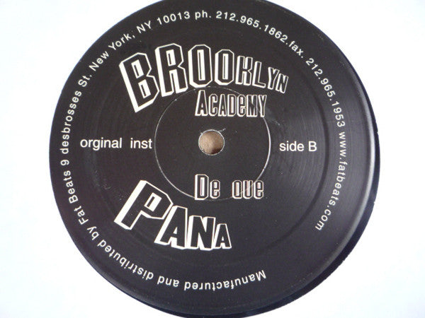 Brooklyn Academy : Russian Rhoulette / Pana De Que (12")