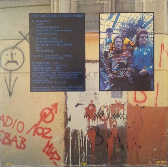 Pelle Miljoona Oy : Radio Kebab (LP, Album)