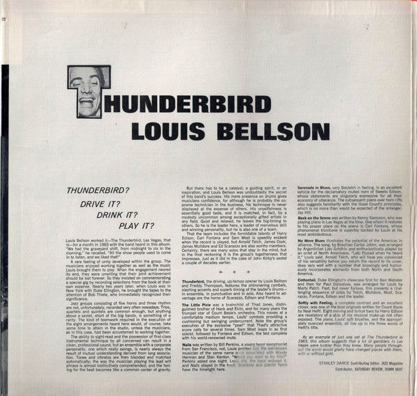 Louis Bellson ~ Thunderbird (Vinyl) - Djungel & Jazz