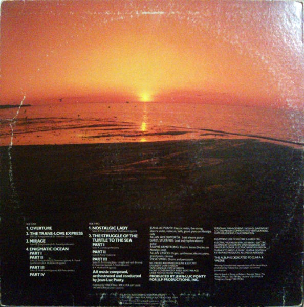 Jean-Luc Ponty ~ Enigmatic Ocean (Vinyl) - Djungel & Jazz