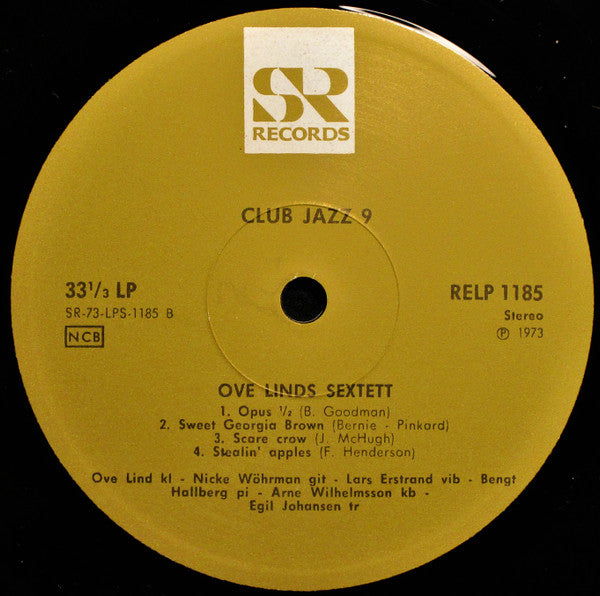 Wallgrens Orkester / Ove Linds Sextett ~ Club Jazz 9 (Vinyl) - Djungel & Jazz
