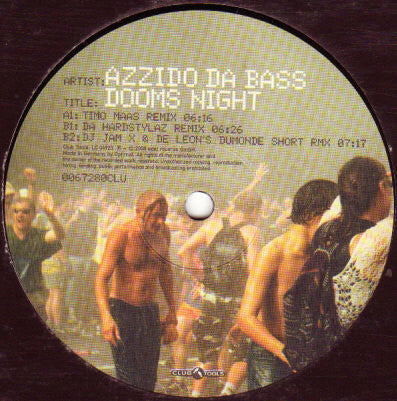 Azzido Da Bass ~ Dooms Night (Vinyl) - Djungel & Jazz