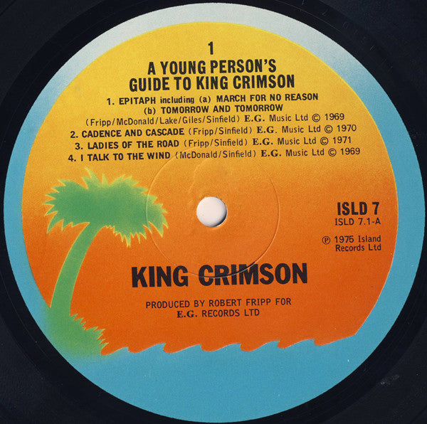 King Crimson ~ The Young Persons' Guide To King Crimson (Vinyl) - Djungel & Jazz