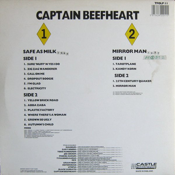 Captain Beefheart And The Magic Band ~ Safe As Milk / Mirror Man (Vinyl) - Djungel & Jazz