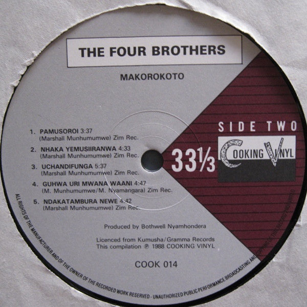 The Four Brothers ~ Makorokoto (Vinyl) - Djungel & Jazz