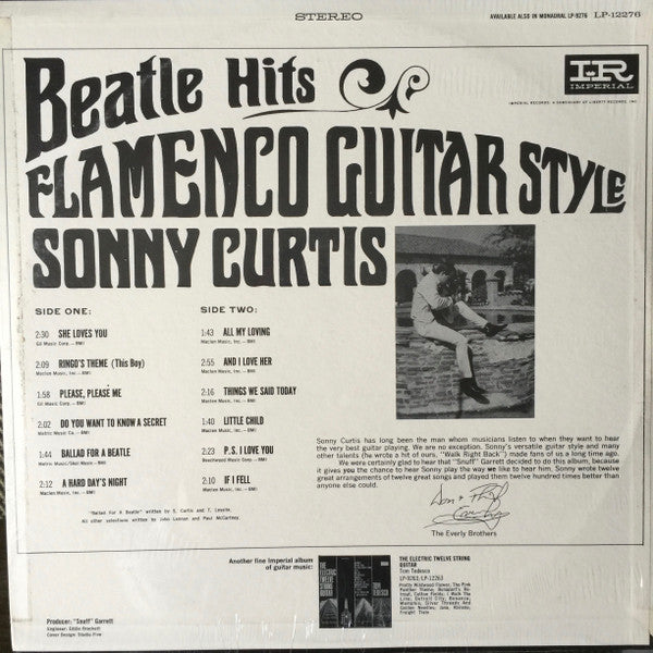 Sonny Curtis ~ Beatle Hits Flamenco Guitar Style (Vinyl) - Djungel & Jazz