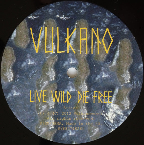 Vulkano ~ Live Wild Die Free (Vinyl) - Djungel & Jazz