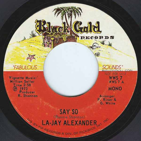 La Jay Alexander ~ Say So (Vinyl) - Djungel & Jazz