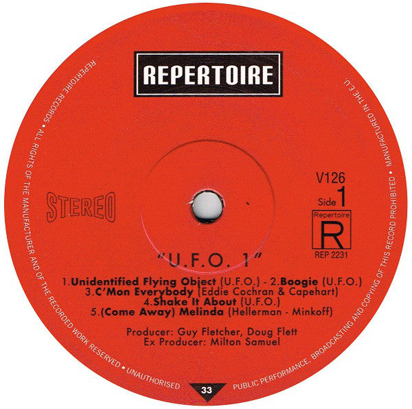 UFO ~ UFO 1 (Vinyl) - Djungel & Jazz