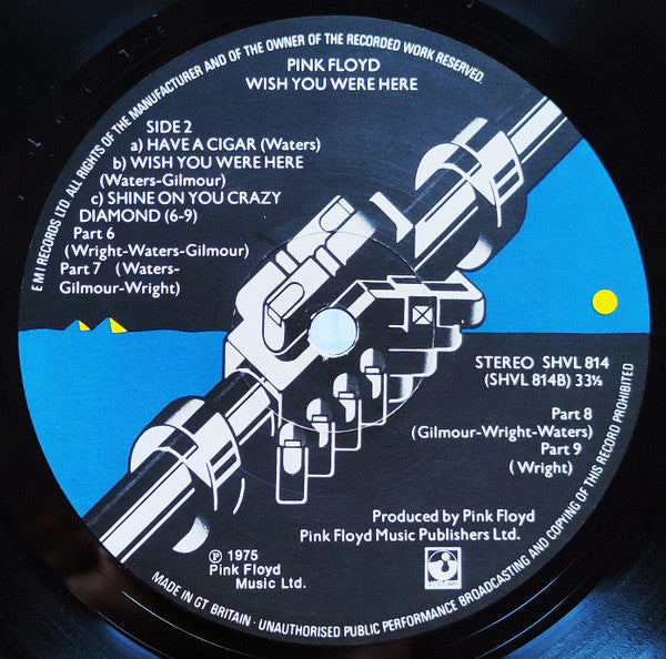 Pink Floyd ~ Wish You Were Here (Vinyl) - Djungel & Jazz