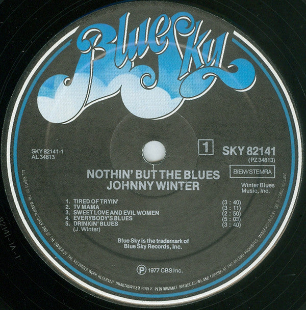 Johnny Winter : Nothin' But The Blues (LP, Album)