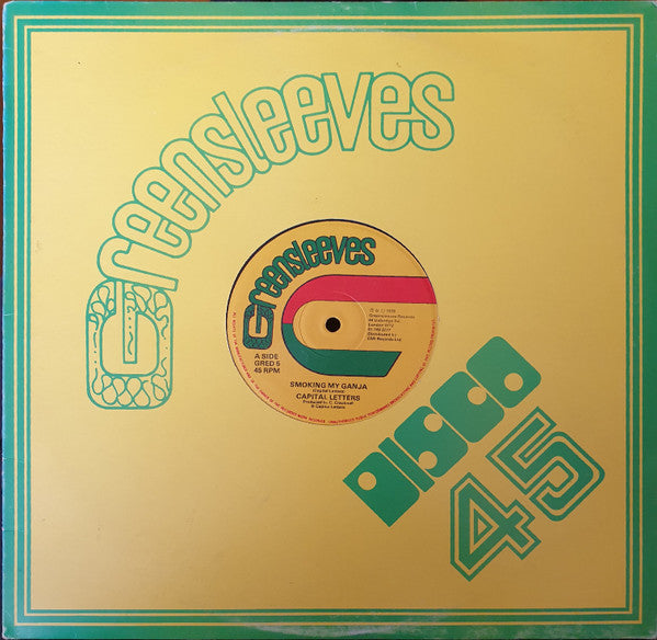 Capital Letters ~ Smoking My Ganja (Vinyl) - Djungel & Jazz