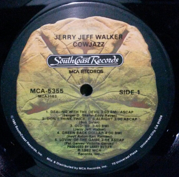 Jerry Jeff Walker ~ Cowjazz (Vinyl) - Djungel & Jazz