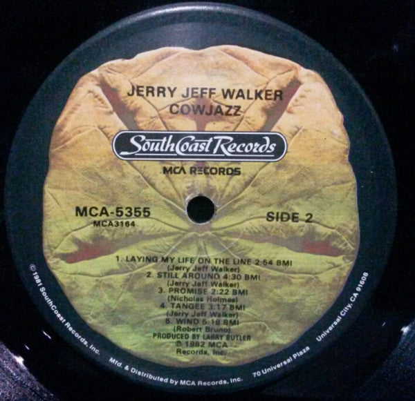 Jerry Jeff Walker ~ Cowjazz (Vinyl) - Djungel & Jazz