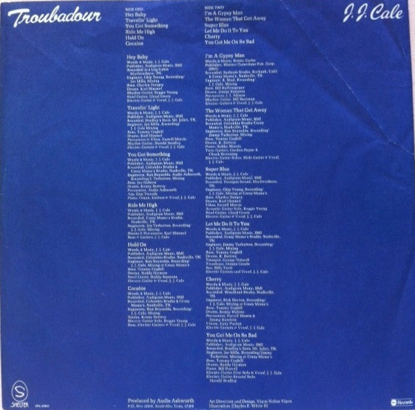 J.J. Cale ~ Troubadour (Vinyl) - Djungel & Jazz