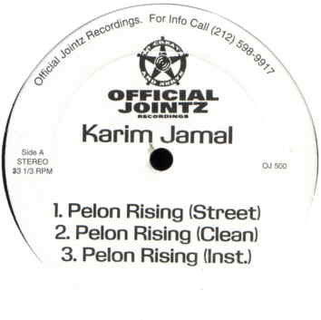 Karim Jamal ~ Pelon Rising / Ghetto Appeal (Vinyl) - Djungel & Jazz