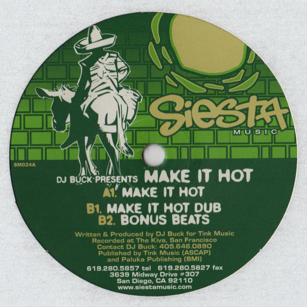 DJ Buck ~ Make It Hot (Vinyl) - Djungel & Jazz