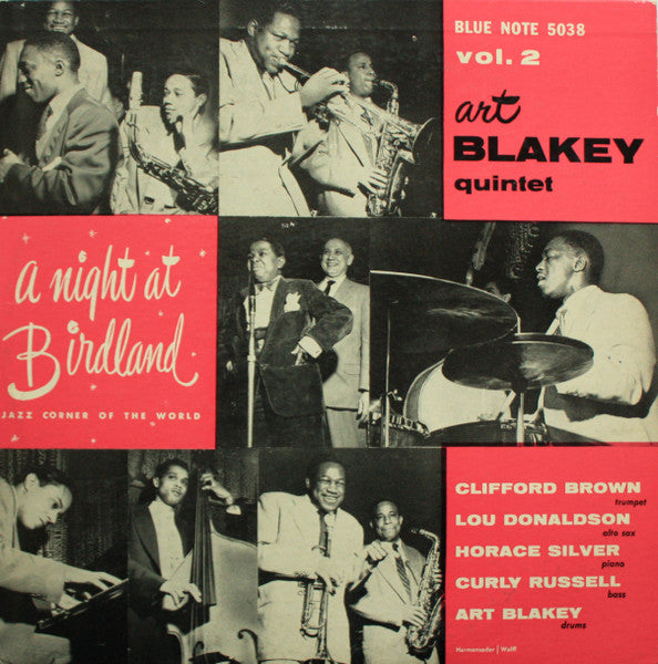 Art Blakey Quintet ~ A Night At Birdland, Vol. 2 (Vinyl) - Djungel & Jazz