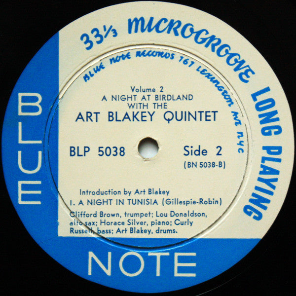 Art Blakey Quintet ~ A Night At Birdland, Vol. 2 (Vinyl) - Djungel & Jazz