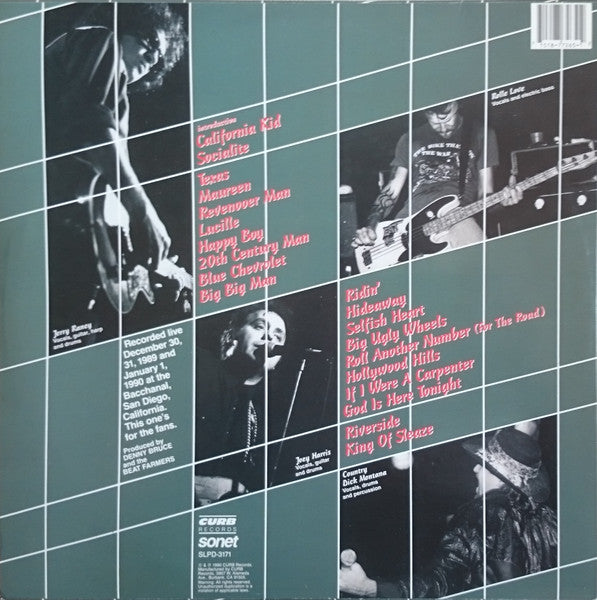 The Beat Farmers ~ Loud And Plowed And... Live!! (Vinyl) - Djungel & Jazz